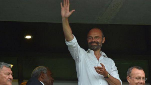 Le Premier ministre Edouard Philippe lors du match entre la France et le Brésil, le 23 juin 2019 au stade du Havre Le Premier ministre Edouard Philippe lors du match entre la France et le Brésil, le 23 juin 2019 au stade du Havre