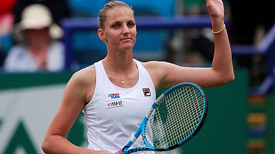 Pliskova moves on in Eastbourne after sister act Pliskova moves on in Eastbourne after sister act