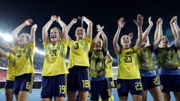 Les Suédoises éliminent les Canadiennes 1-0 lors du Mondial au Parc des Princes le 24 juin 2019 Les Suédoises éliminent les Canadiennes 1-0 lors du Mondial au Parc des Princes le 24 juin 2019