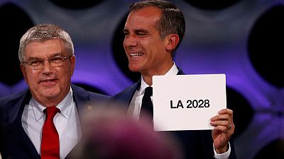 Garcetti says LA will rake in $1 billion profit from 2028 Games Garcetti says LA will rake in $1 billion profit from 2028 Games