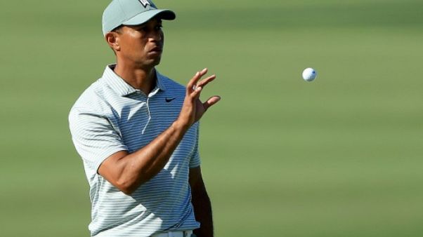 L'Américain Tiger Woods lors du 1er tour du Players Championship, à Ponte Vedra Beach en Floride, le 14 mars 2019 L'Américain Tiger Woods lors du 1er tour du Players Championship, à Ponte Vedra Beach en Floride, le 14 mars 2019