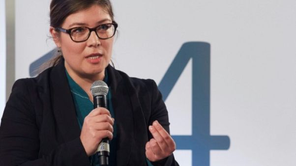Sara Olsvig, directrice de l'Unicef au Groenland, en novembre 2014 à Nuuk Sara Olsvig, directrice de l'Unicef au Groenland, en novembre 2014 à Nuuk
