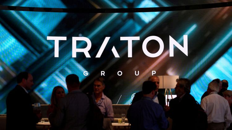 Traton trading at mid-point of IPO range in grey market