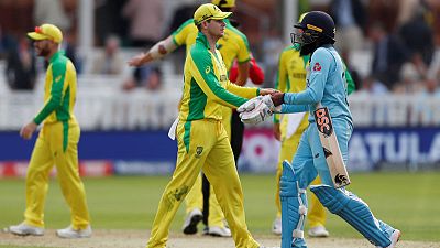 Australia outclass England to reach World Cup semis Australia outclass England to reach World Cup semis