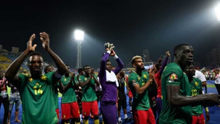 Le Cameroon s'impose 2-0 face à la Guinée-Bissau à Ismaïla lors de la CAN le 25 juin 2019