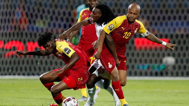 Benin hit back to draw with Ghana after bizarre red card
