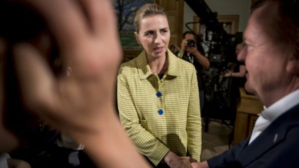 La chef de file sociale-démocrate danoise Mette Frederiksen, à Copenhague le 6 juin 2019 La chef de file sociale-démocrate danoise Mette Frederiksen, à Copenhague le 6 juin 2019