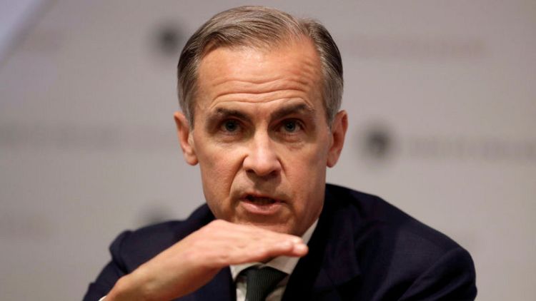 BoE won't put no-deal Brexit into forecasts unless UK policy changes - Carney