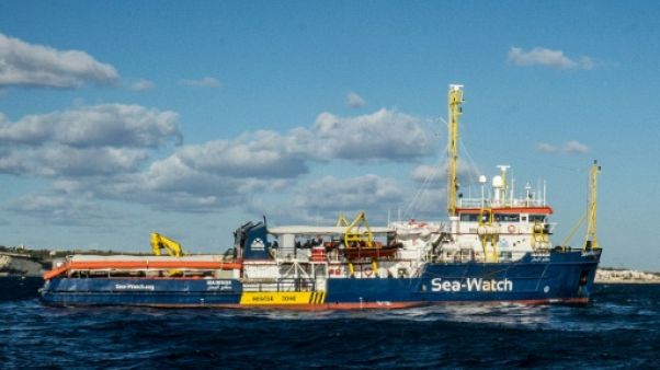 Le Sea-Watch le 4 janvier 2019 au large de Malte Le Sea-Watch le 4 janvier 2019 au large de Malte