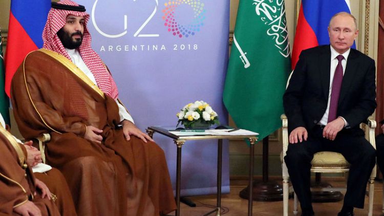 بوتين وولي العهد السعودي يناقشان قضايا الطاقة في قمة العشرين