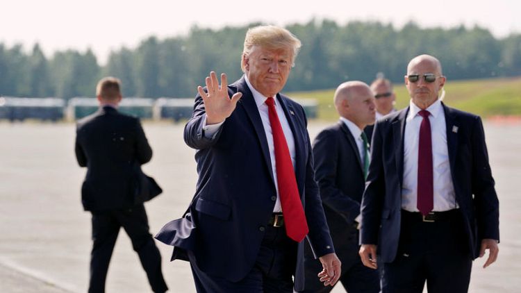 Trump renews criticism of Japan-U.S. alliance before G20 summit