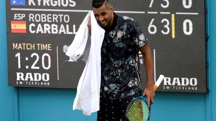 Don't care-Kyrgios the hottest ticket in town