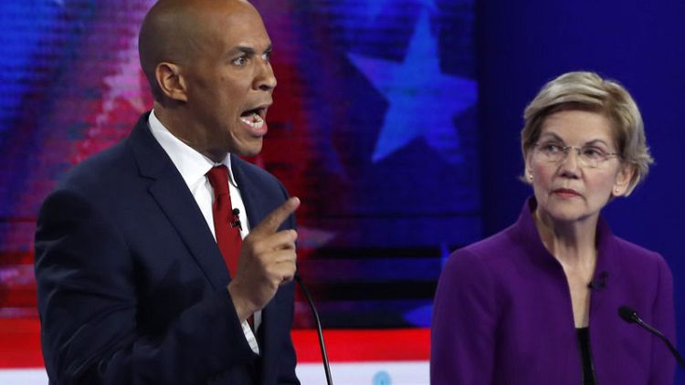 Corporations take it on the chin in first Democratic debate