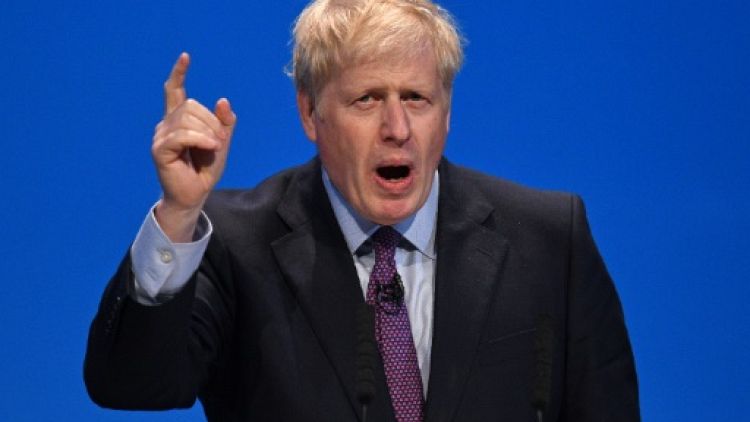 Boris Johnson s'exprime lors d'une rencontre avec les membres du Parti conservateur à Birmingham, le 22 juin 2019