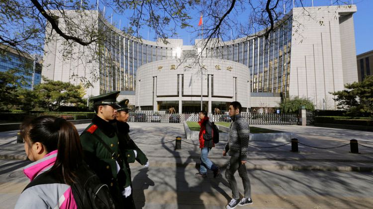 China central bank pledges to support growth as global risks rise