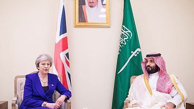 May to meet Saudi crown prince, to call for de-escalation in Gulf May to meet Saudi crown prince, to call for de-escalation in Gulf
