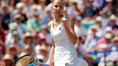 Pliskova sets up Eastbourne title clash with Kerber Pliskova sets up Eastbourne title clash with Kerber