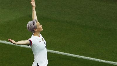 Doppietta Rapinoe, Usa in semifinale Doppietta Rapinoe, Usa in semifinale