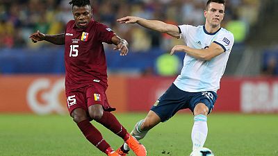 Argentina see off Venezuela to set up titanic Copa clash with Brazil Argentina see off Venezuela to set up titanic Copa clash with Brazil