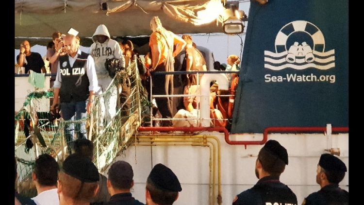 Sea Watch a Lampedusa,arrestata capitana