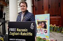Jailed British-Iranian aid worker ends hunger strike, husband says
