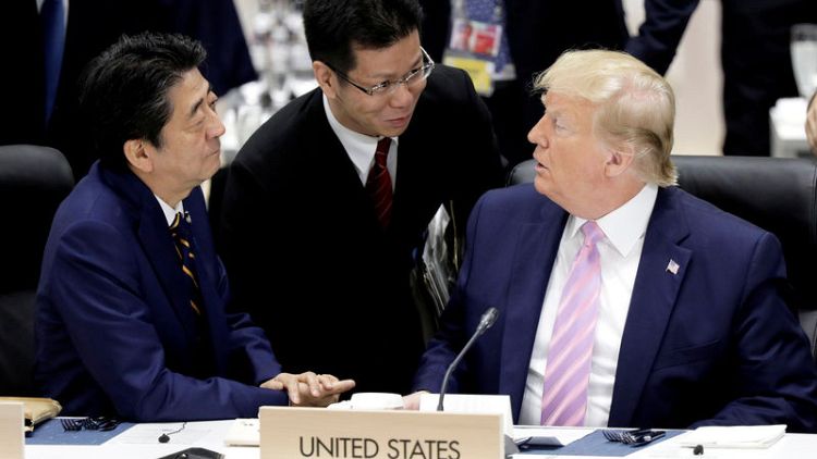 Trump says 'unfair' defence treaty with Japan needs to be changed