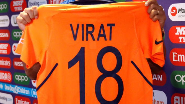 Fashionista Kohli gives thumbs-up to India's 'smart' orange jersey