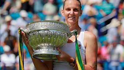Pliskova fires Wimbledon warning with Eastbourne triumph Pliskova fires Wimbledon warning with Eastbourne triumph