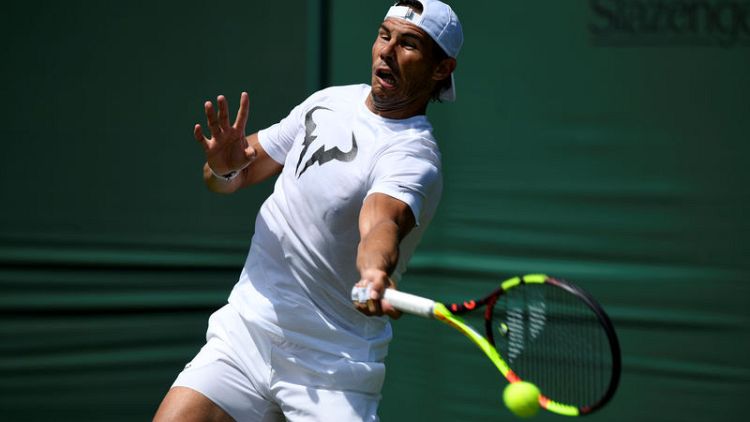 Nadal shrugs off difficult build-up for Wimbledon