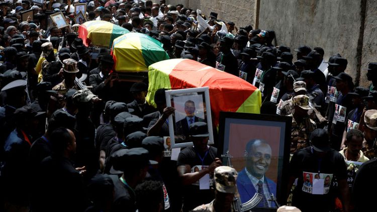 Ethiopia airs voice of alleged coup leader killed in crackdown