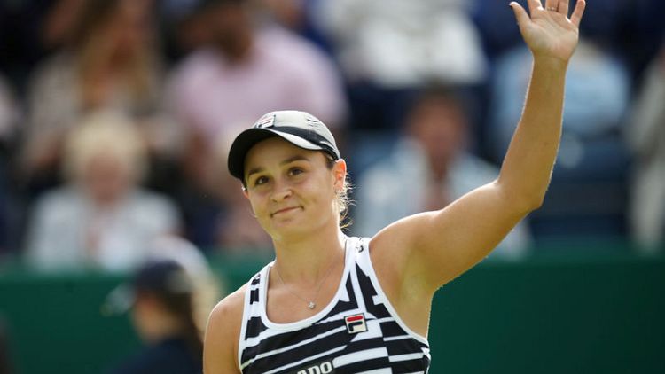 Tough draw? I've not looked at it, says Barty