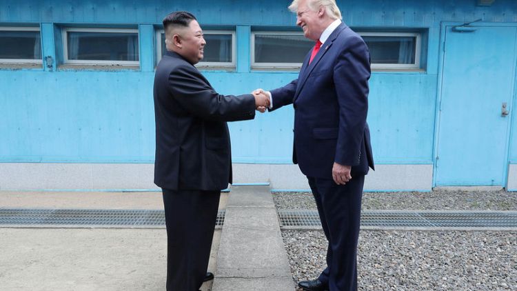 North Korea's Kim, Trump agree to push forward talks for denuclearisation - KCNA