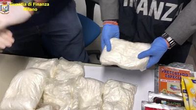 Colombiana arrestata con 4 Kg di coca