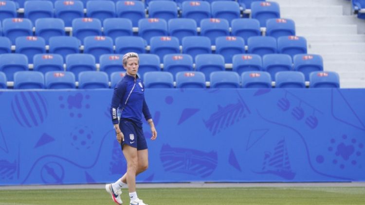 Rapinoe a warrior on and off the field, says team mate Press