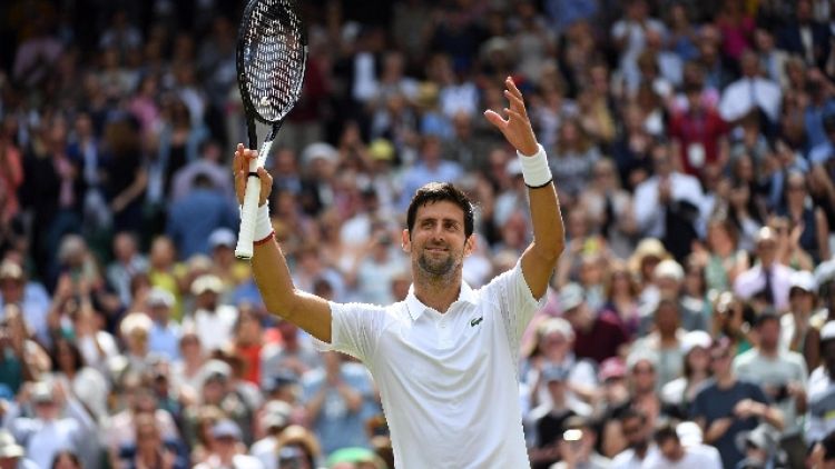 Wimbledon: Djokovic batte Kohlschreiber