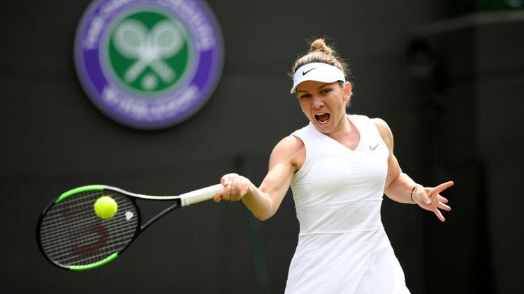 'Chilled' Halep shoots for perspective at Wimbledon