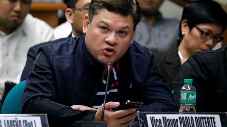 Duterte son mulls run for top spot in Philippine Congress