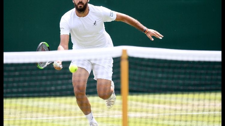 Wimbledon: Caruso eliminato da Simon