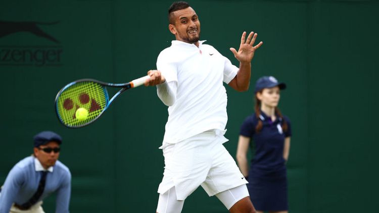 Bad boy Kyrgios becomes new darling of Wimbledon