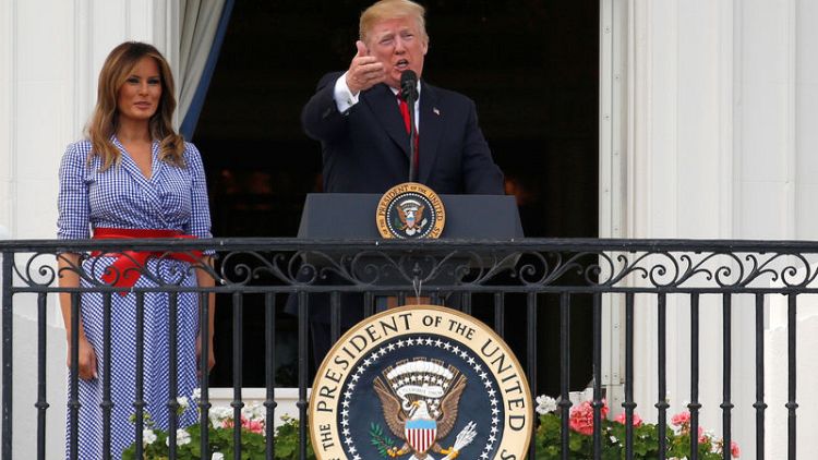 White House says Trump's July Fourth will be patriotic, not political