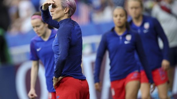 MOndiale donne: Rapinoe infortunata MOndiale donne: Rapinoe infortunata