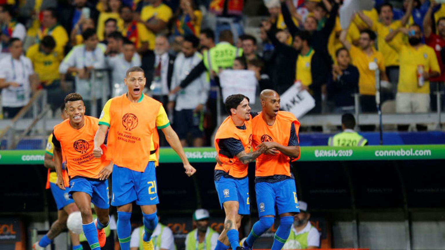 Brazil beat Argentina 2-0 to reach Copa America final