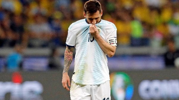 Copa America, furia Messi contro arbitro Copa America, furia Messi contro arbitro