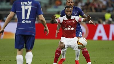 Griezmann saluta, Atletico su Lacazette Griezmann saluta, Atletico su Lacazette