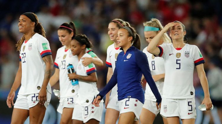 Pay dispute resurfaces as U.S. women prepare for World Cup final