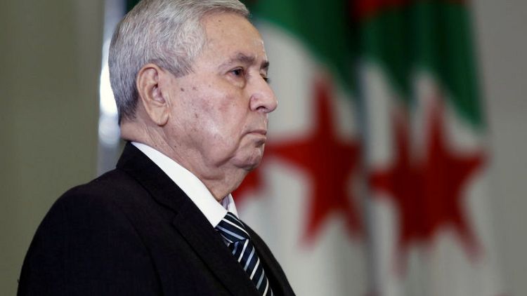 Algerian interim president says elections only democratic solution