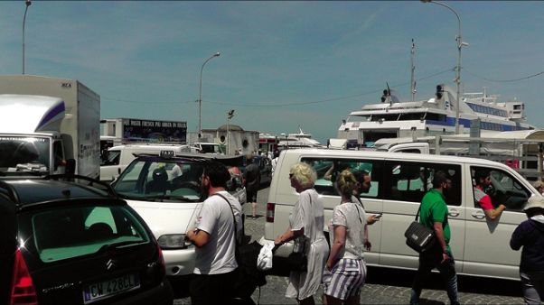 Stop della funicolare di Capri Stop della funicolare di Capri