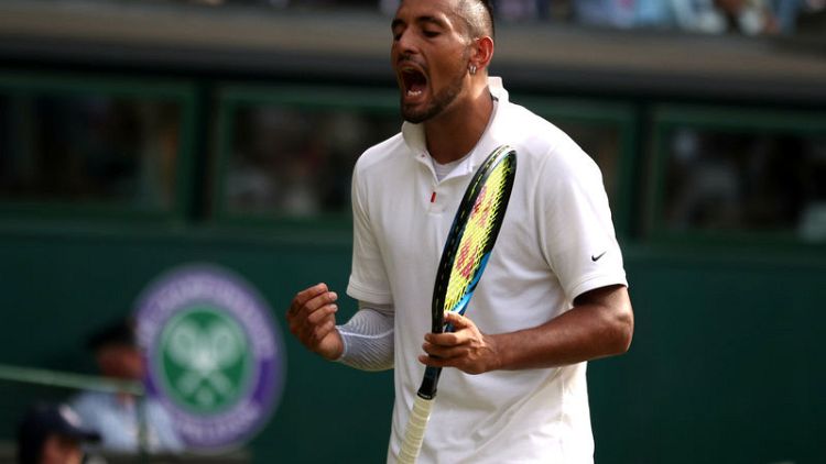 Kyrgios blasts record 143mph second serve against Nadal