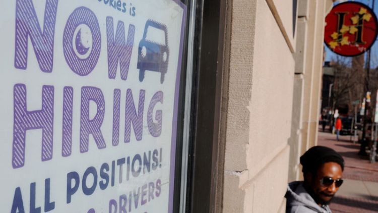 U.S. job growth accelerates; wages rise moderately