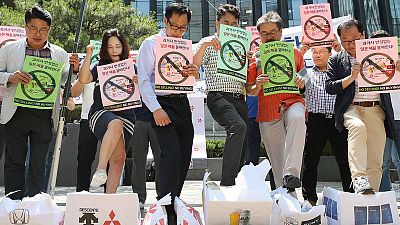 Calls for boycott of Japan grow in South Korea as labour row simmers Calls for boycott of Japan grow in South Korea as labour row simmers